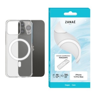 Coque MagSafe Iphone 13 pro max - vue face et boite