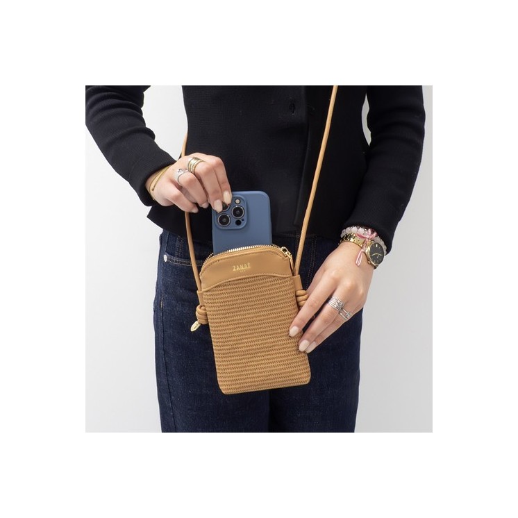 Sac Crossbody marron / Créa & Connect