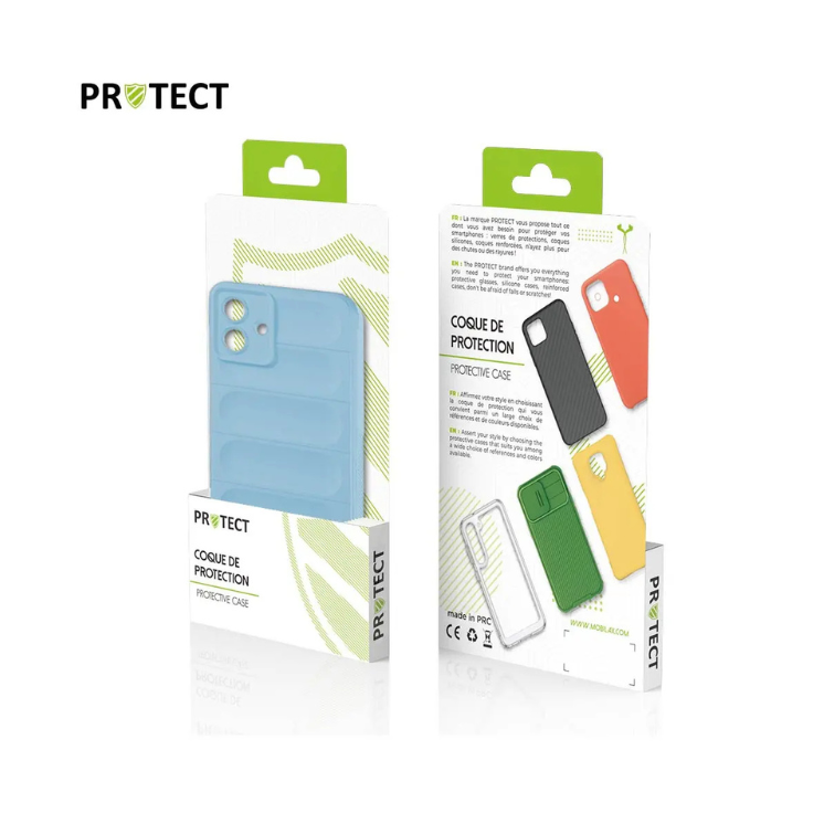 Coque Protect Samsung galaxy A07 bleu clair / Créa & Connect