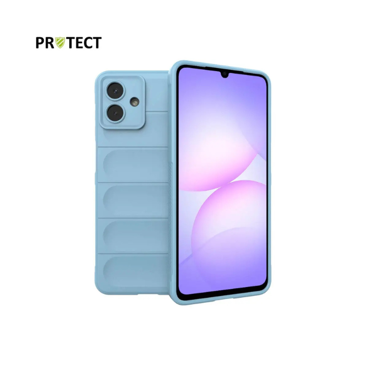 Coque Protect Samsung galaxy A07 bleu clair / Créa & Connect