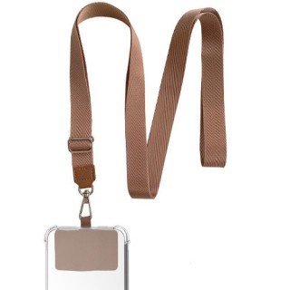 Bandoulière Nylon marron