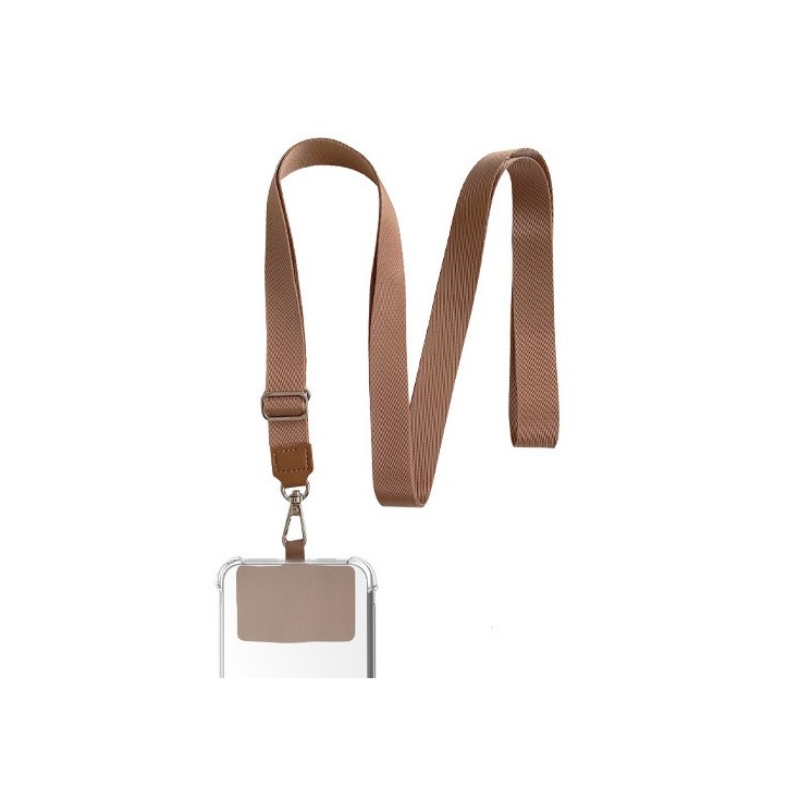 Bandoulière Nylon marron