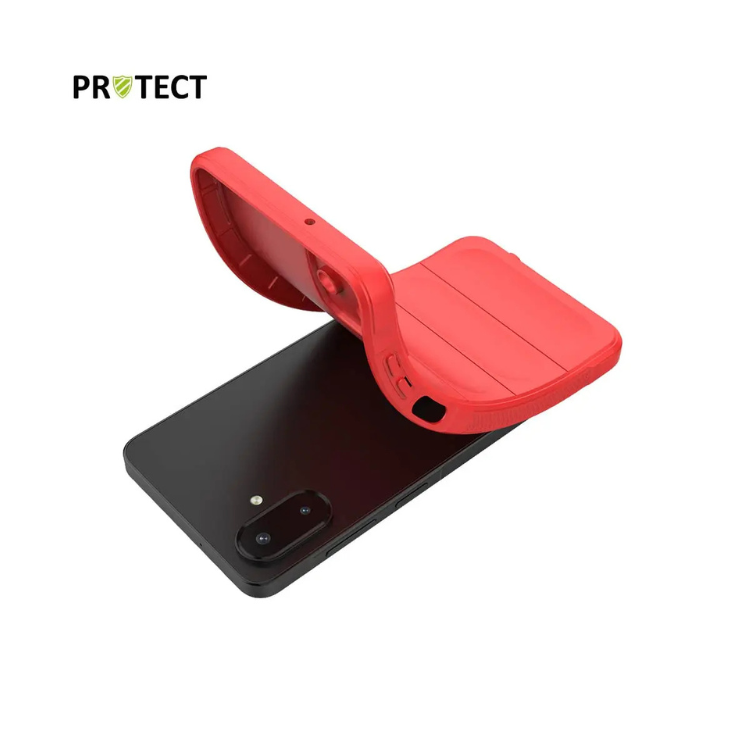 Coque Protect Samsung galaxy A07 rouge / Créa & Connect