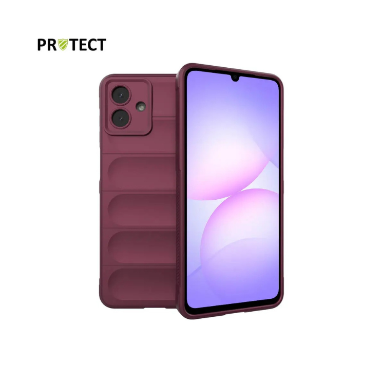 Coque Protect Samsung galaxy A07 prune / Créa & Connect