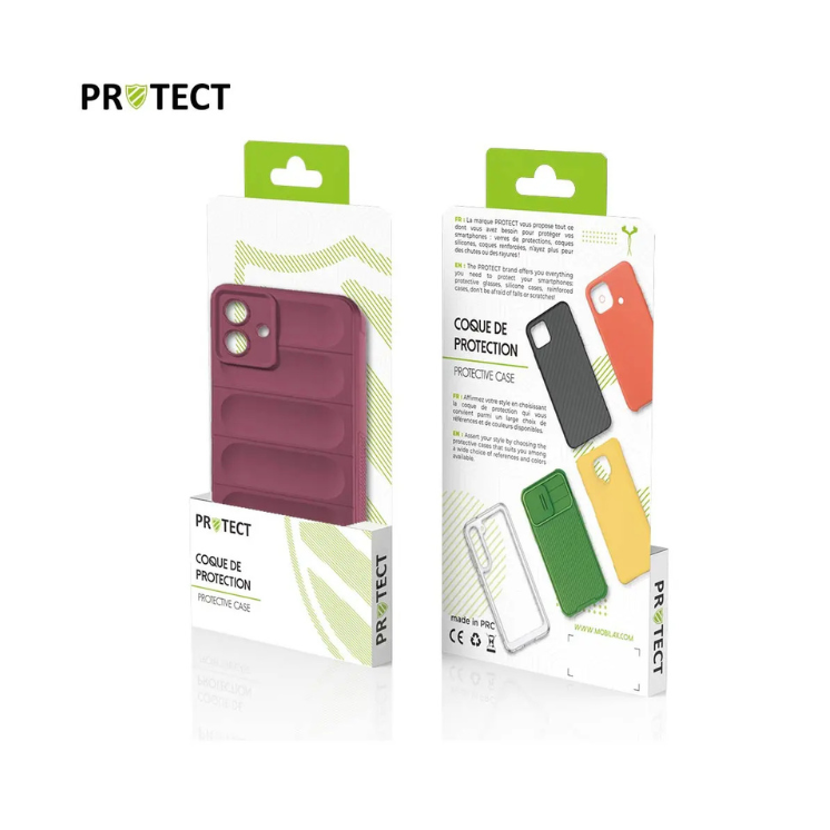 Coque Protect Samsung galaxy A07 prune / Créa & Connect