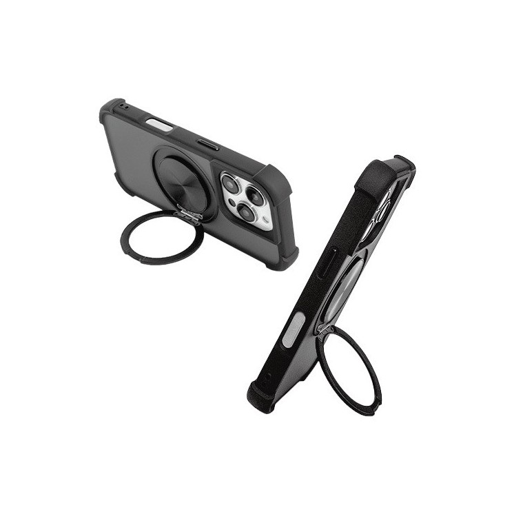 Coque de Protection Galileo MagSafe Iphone 13 avec anneau rotatif - différentes vues