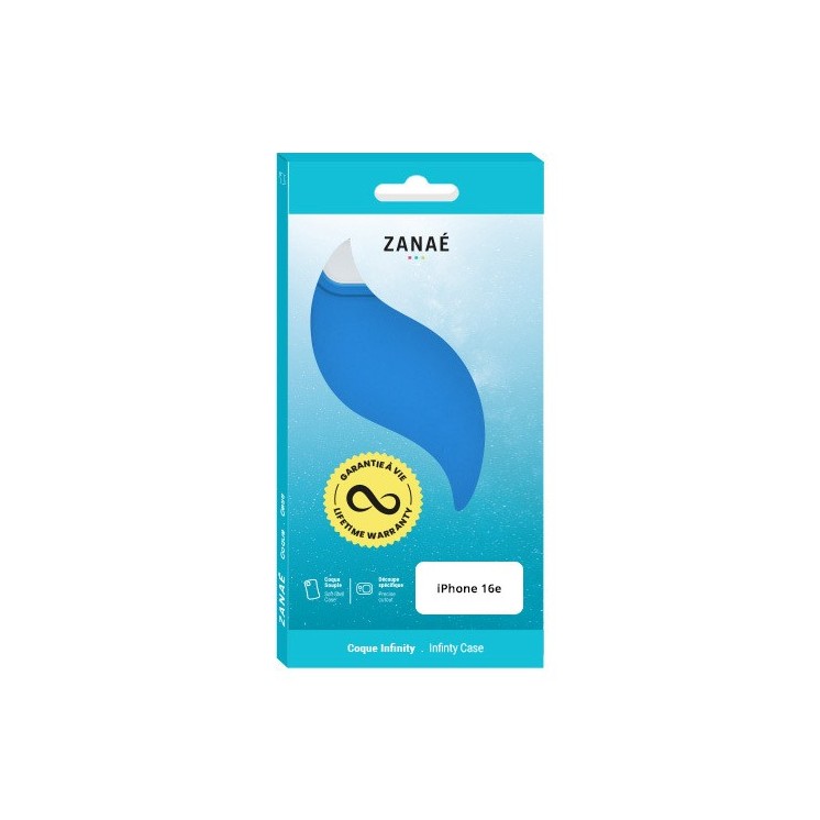 Coque Infinity Apple Iphone 16e bleu/ Créa & Connect