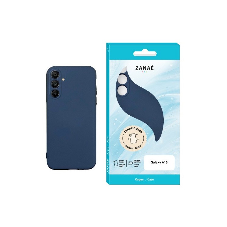 Coque Color Samsung galaxy A15 marine / Créa & Connect