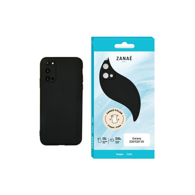 Coque Color Samsung galaxy S20 noir / Créa & Connect
