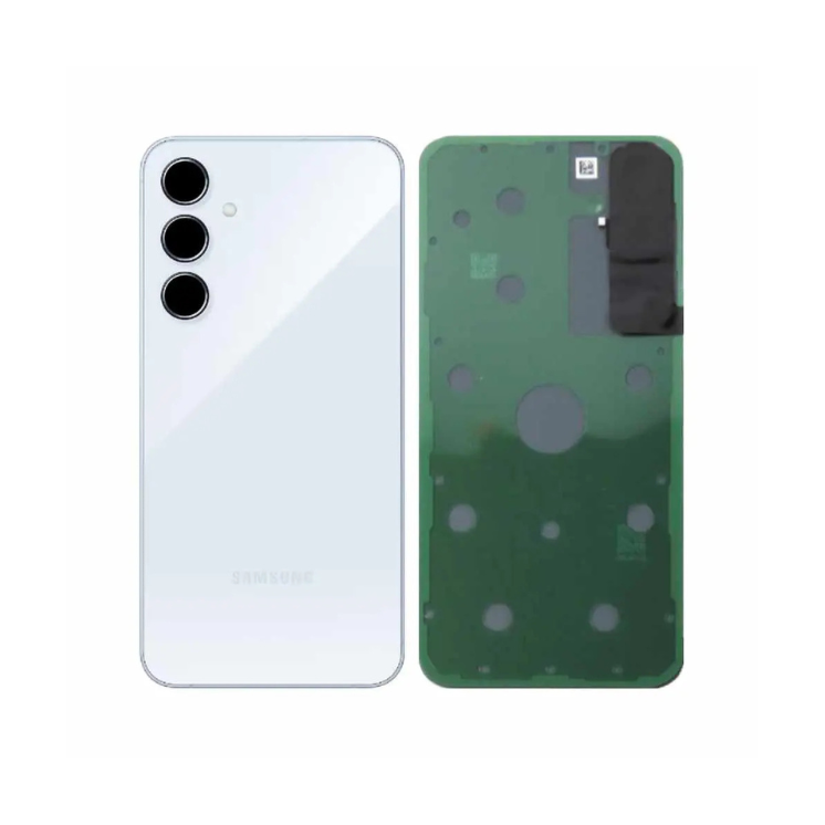 Vitre arrière Samsung Galaxy A55 bleu Premium / Créa & Connect