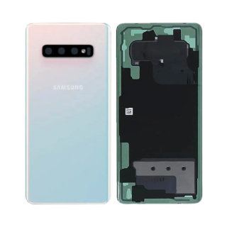 Vitre arrière Samsung Galaxy S10 plus blanc Premium / Créa & Connect
