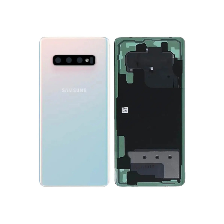 Vitre arrière Samsung Galaxy S10 plus blanc Premium / Créa & Connect