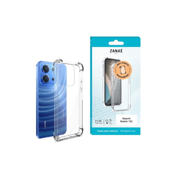 Coque silicone Xiaomi Redmi 15C 4G / 5G avec coins renforcés/ Créa & Connect
