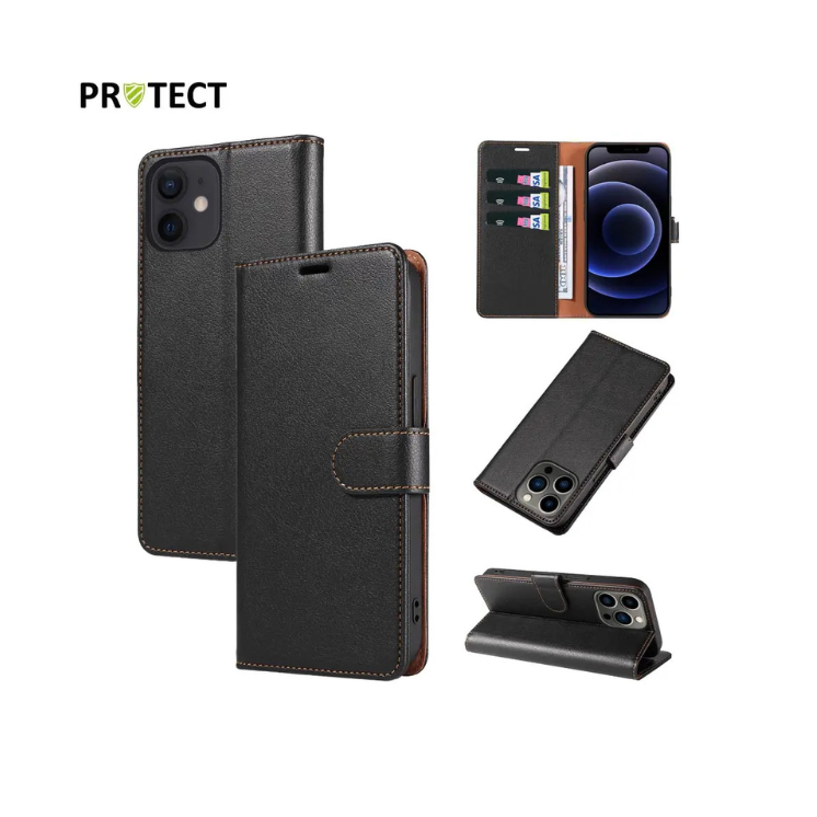 Coque étui portefeuille Apple Iphone 12 mini / Créa & Connect