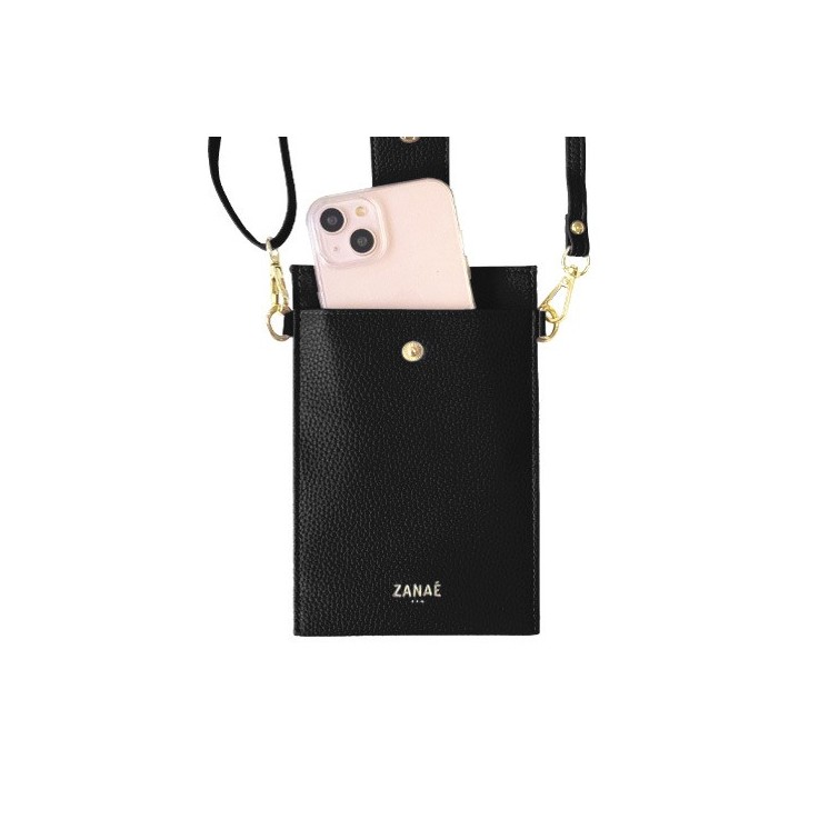 Sac Crossbody phone bag Workday noir - vue face ouvert