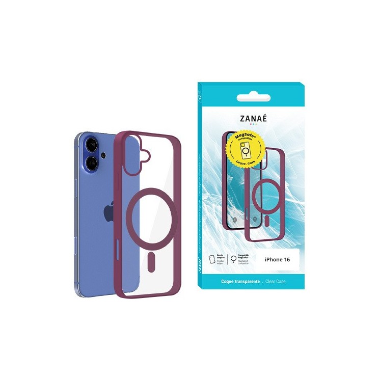 Coque MagSafe Iphone 16 prune