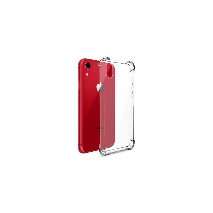 Coque silicone Iphone XR transparente avec coins renforcés - vue face