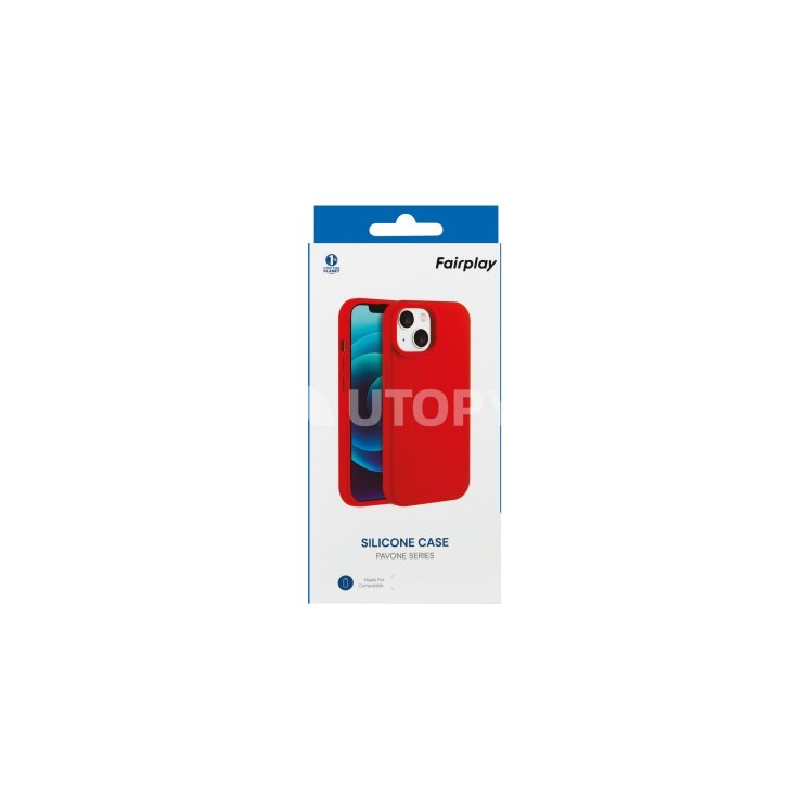 Coque Pavone Samsung Galaxy Note 20 4G/5G rouge - vue boite