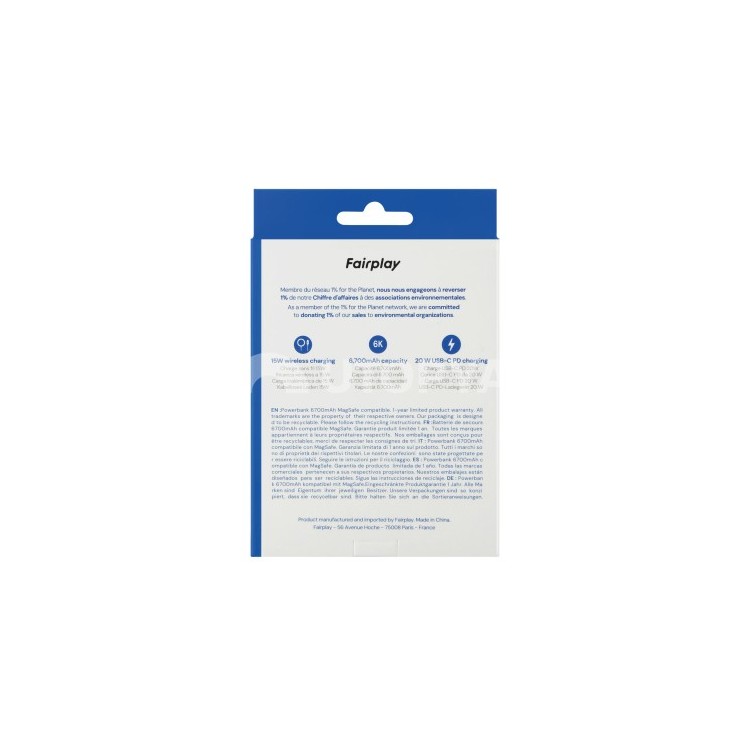 Batterie Externe MagSafe 6.700 mah