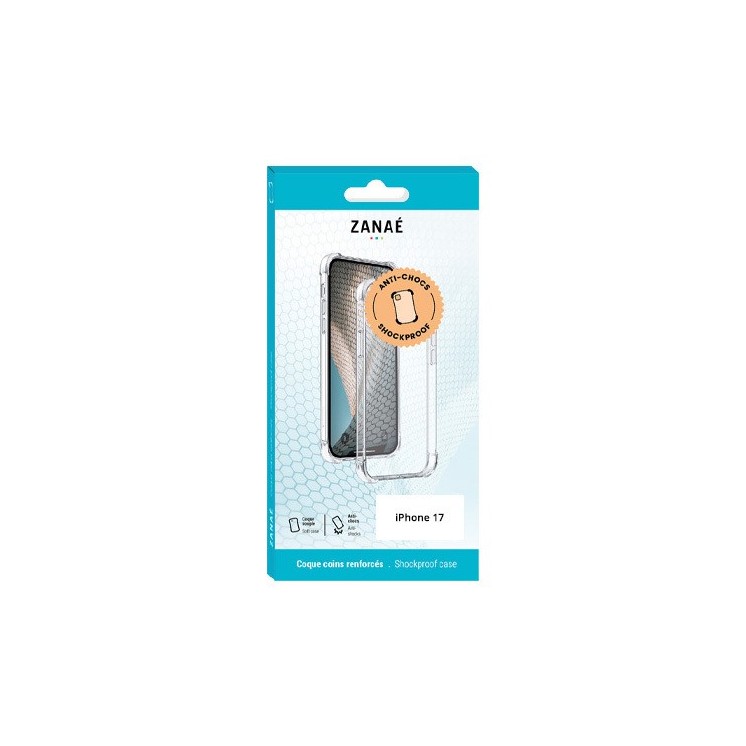 Coque Iphone 17 transparente avec coins renforcés