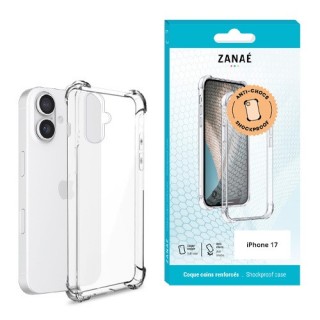 Coque Iphone 17 transparente avec coins renforcés