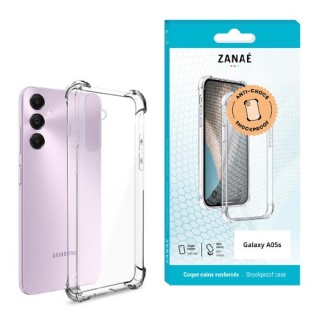 Coque Samsung Galaxy A05S transparente avec coins renforcés